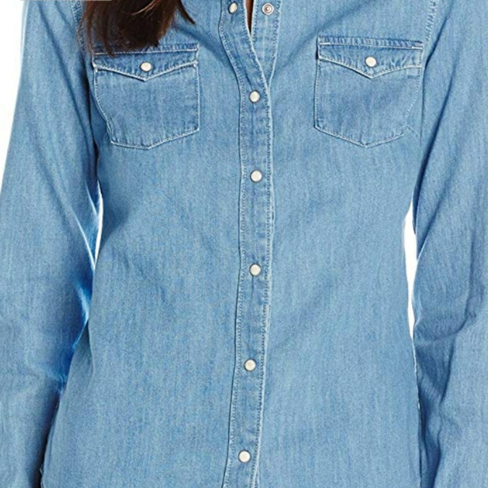 Denim blouse woman